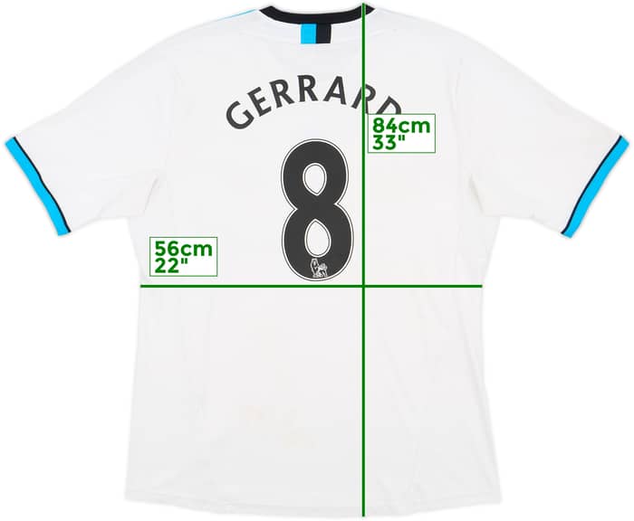 2011-12 Liverpool Third Shirt Gerrard #8 - 5/10 - (XL)