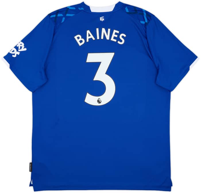 2019-20 Everton Home Shirt Baines #3 - 9/10 - (XXL)