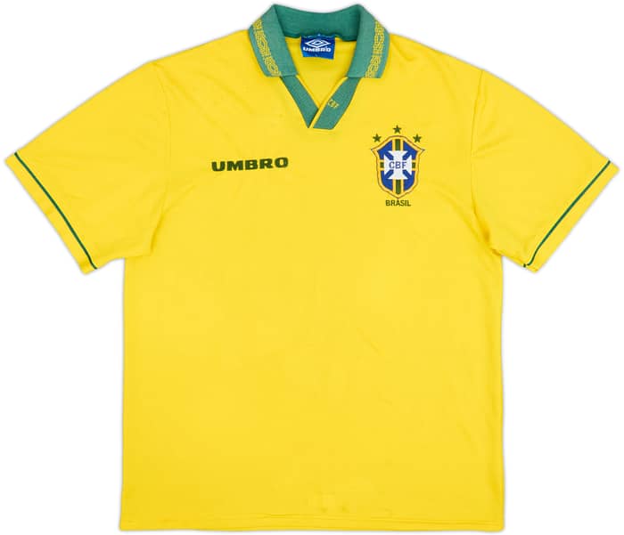 1993-94 Brazil Home Shirt - 5/10 - (L)
