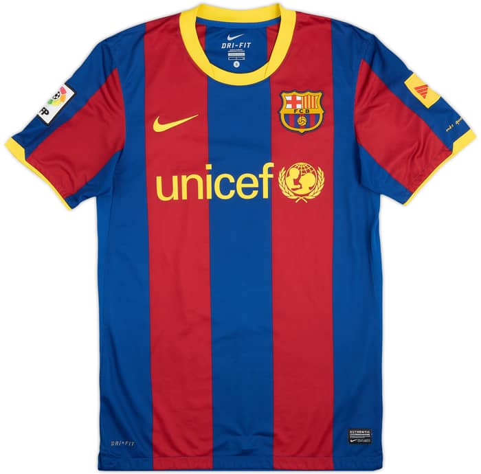 2010-11 Barcelona Home Shirt A. Iniesta #8 - 6/10 - (S)