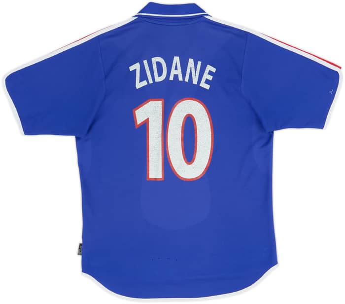 2000-02 France Home Shirt Zidane #10 - 5/10 - (M)