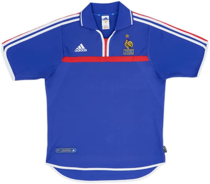 2000-02 France Home Shirt Zidane #10 - 5/10 - (M)