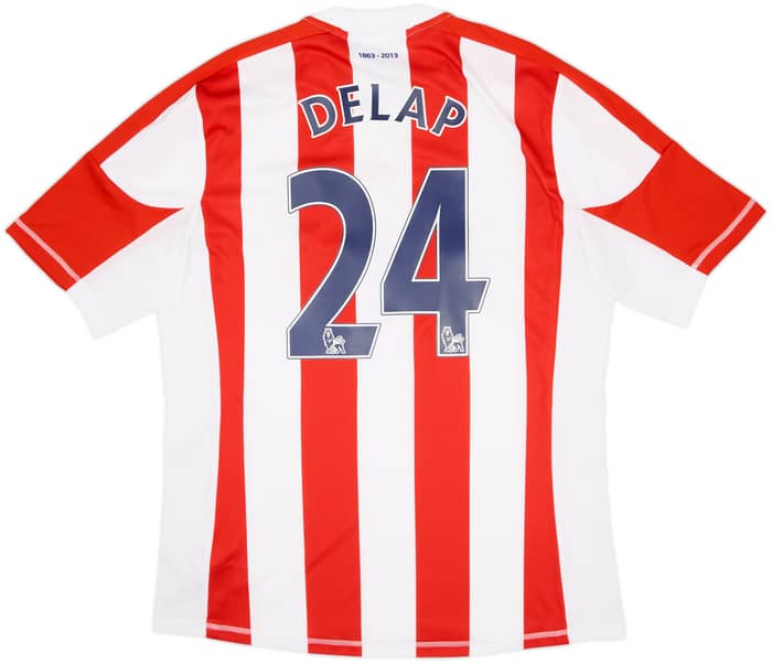 2012-13 Stoke '150 Years' Home Shirt Delap #24 - 9/10 - (L)