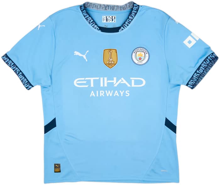 2024-25 Manchester City Home Shirt Haaland #9 - 7/10 - (L)