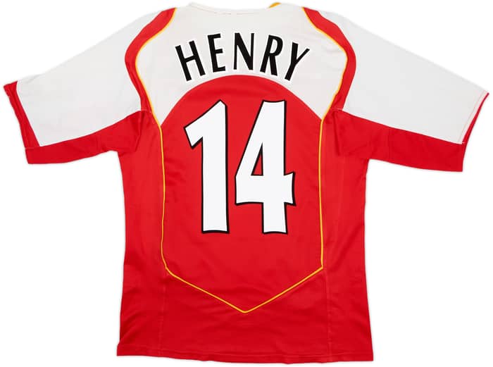 2004-05 Arsenal Home Shirt Henry #14 - 6/10 - (S)