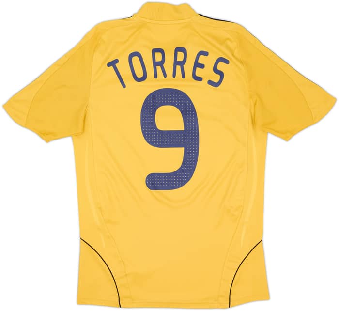 2008-10 Spain Away Shirt Torres #9 - 8/10 - (S)