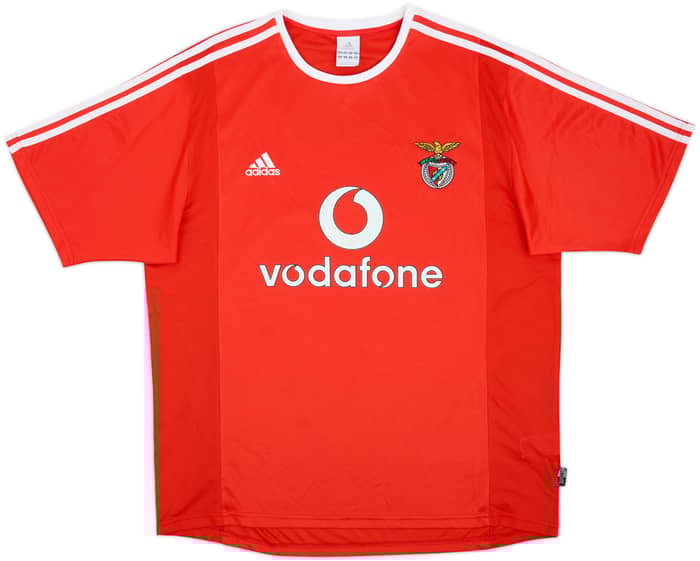 2003-04 Benfica Home Shirt Nuno Gomes #21 - 7/10 - (XL)