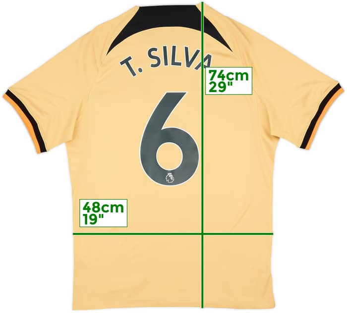 2022-23 Chelsea Third Shirt T.Silva #6 - 9/10 - (M)