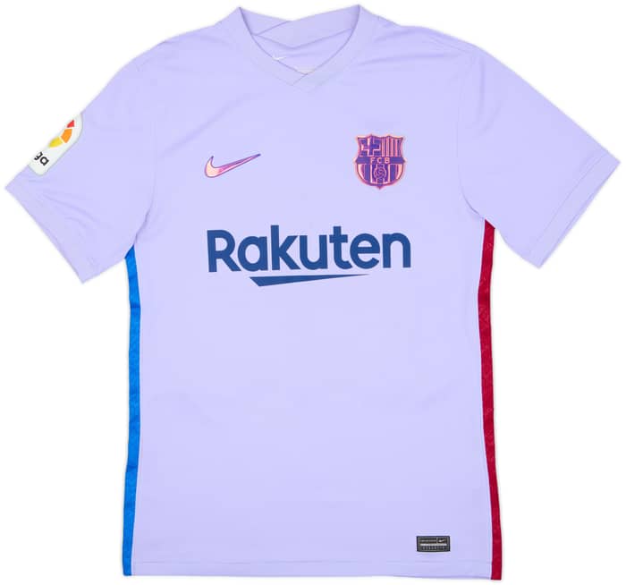 2021-22 Barcelona Away Shirt Gavi #30 - 9/10 - (S)