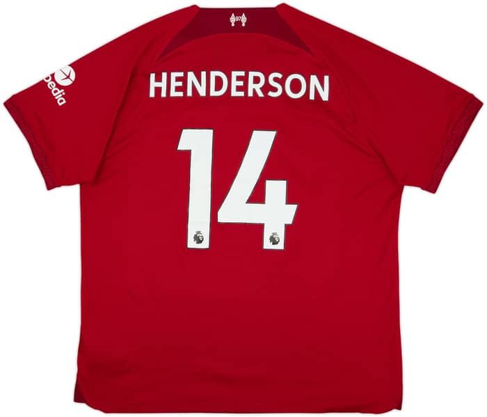 2022-23 Liverpool Home Shirt Henderson #14 - 6/10 - (XL)