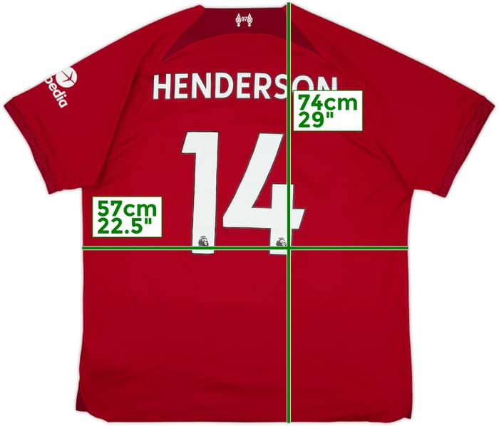 2022-23 Liverpool Home Shirt Henderson #14 - 6/10 - (XL)