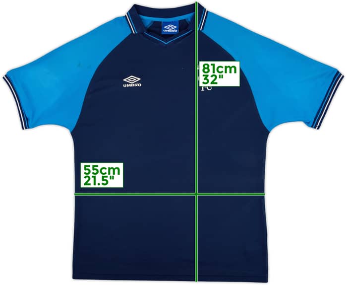 2000-01 Chelsea Umbro Polo Shirt - 7/10 - (XL)