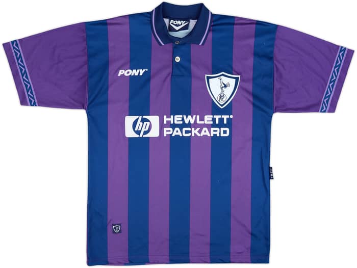 1995-97 Tottenham Away Shirt Sheringham #10 - 9/10 - (M)