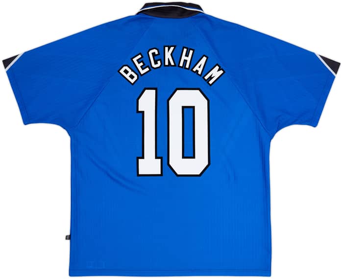1996-98 Manchester United Third Shirt Beckham #10 - 9/10 - (XL)