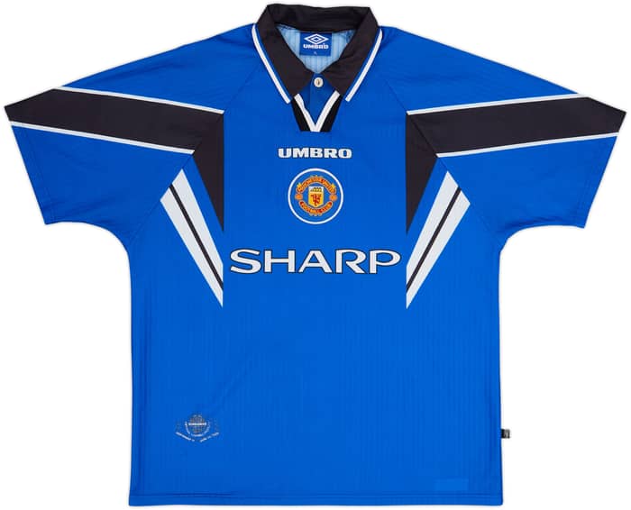 1996-98 Manchester United Third Shirt Beckham #10 - 9/10 - (XL)