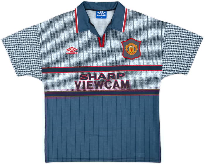 1995-96 Manchester United Away Shirt Cantona #7 - 6/10 - (M)