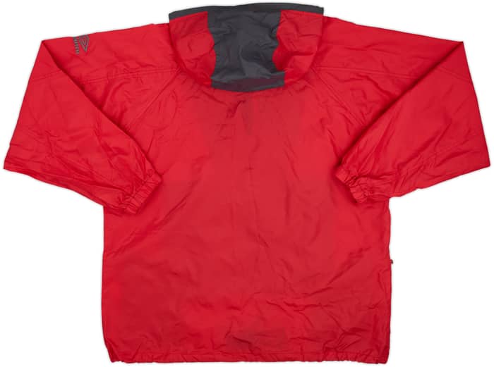 1996-97 Manchester United Umbro 1/4 Zip Rain Coat - 7/10 - (S)