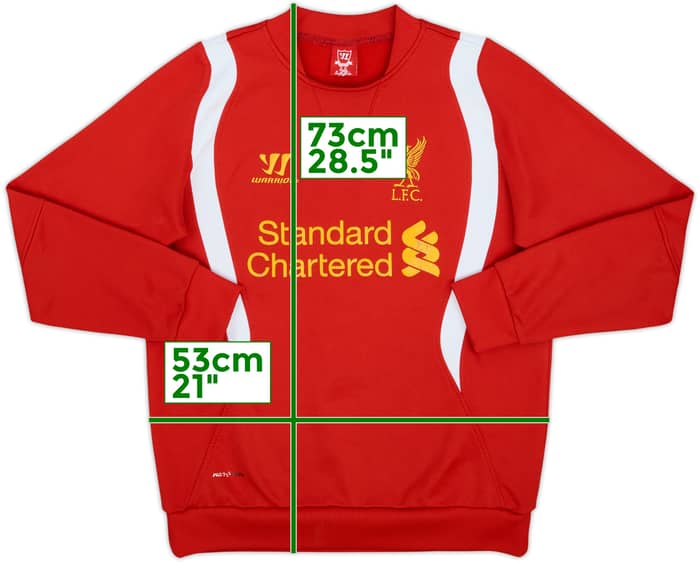 2012-13 Liverpool Warrior Sweat Top - 6/10 - (M)