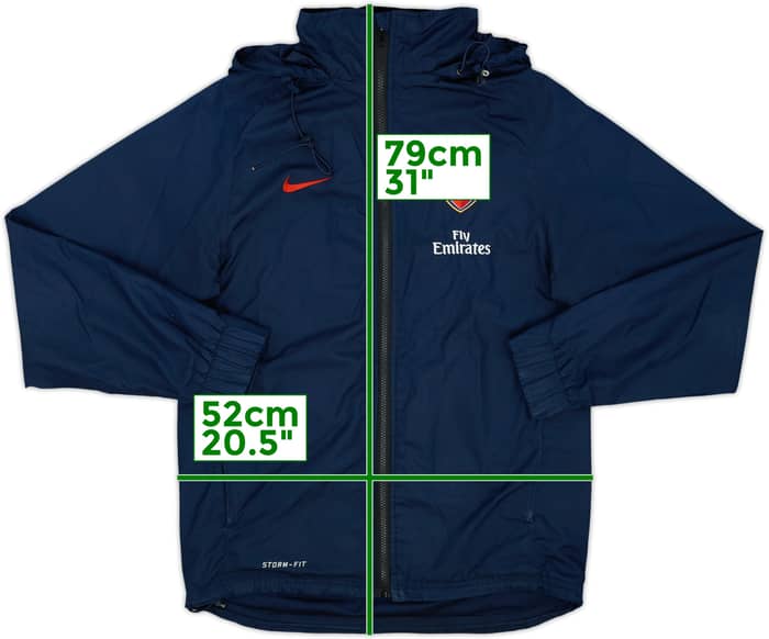 2011-12 Arsenal Nike Rain Coat - 8/10 - (XS)