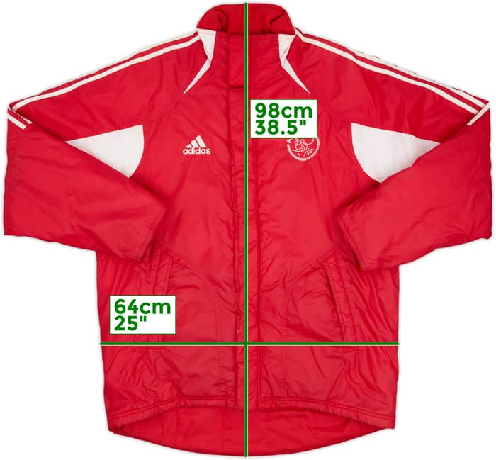 2004-05 Ajax adidas Padded Bench Coat - 6/10 - (L)