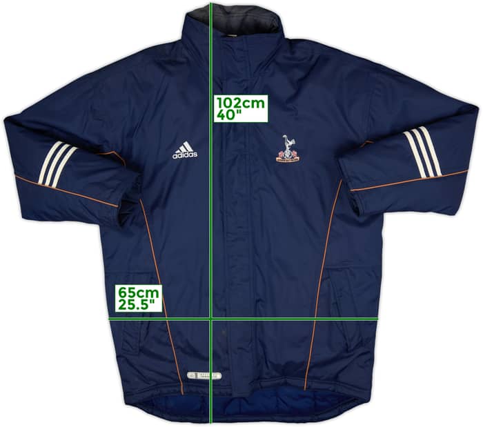 1999-01 Tottenham adidas Padded Bench Coat - 7/10 - (L/XL)