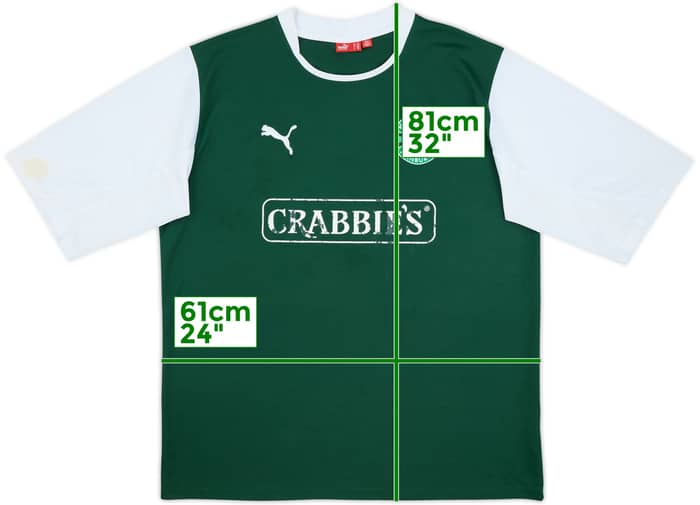 2012-13 Hibernian Home Shirt - 4/10 - (XXL)