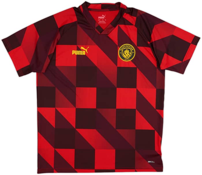 2022-23 Manchester City Puma Training Shirt - 10/10 - (XL.Boys)