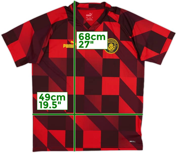 2022-23 Manchester City Puma Training Shirt - 10/10 - (XL.Boys)