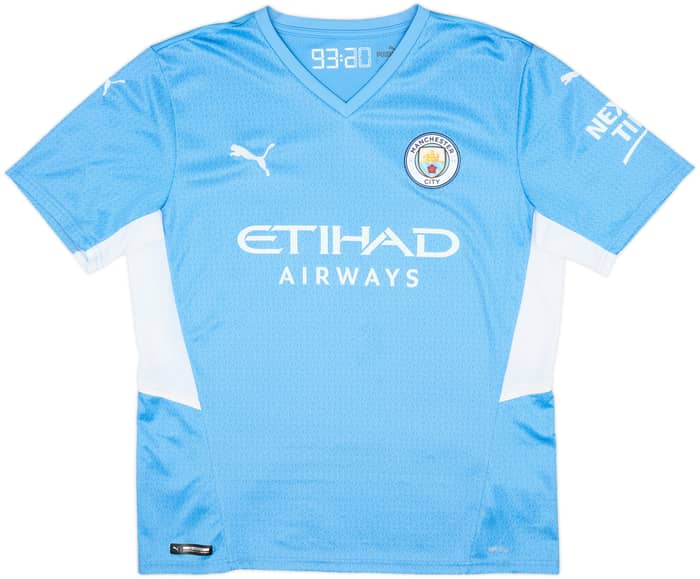 2021-22 Manchester City Home Shirt De Bruyne #17 - 9/10 - (L)