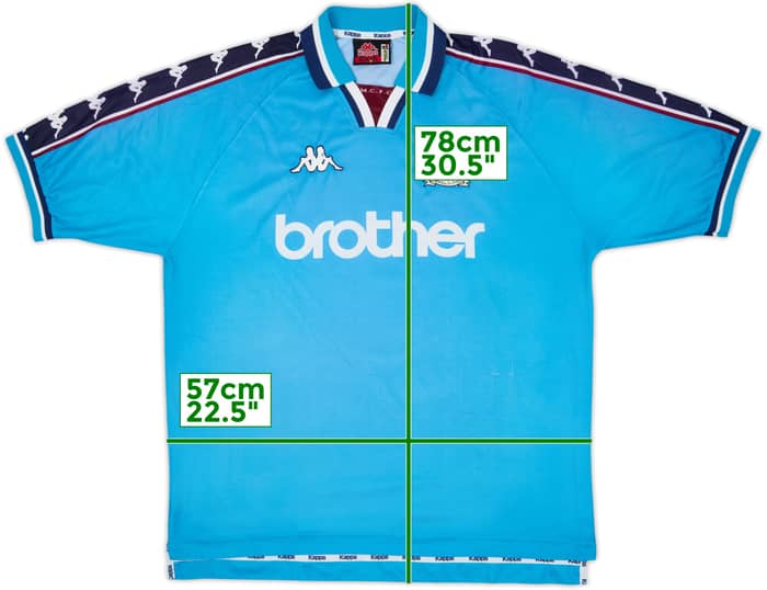 1997-99 Manchester City Home Shirt - 6/10 - (XL)