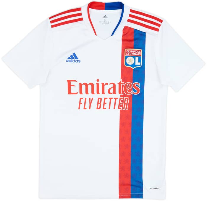 2021-22 Lyon Home Shirt - 8/10 - (S)