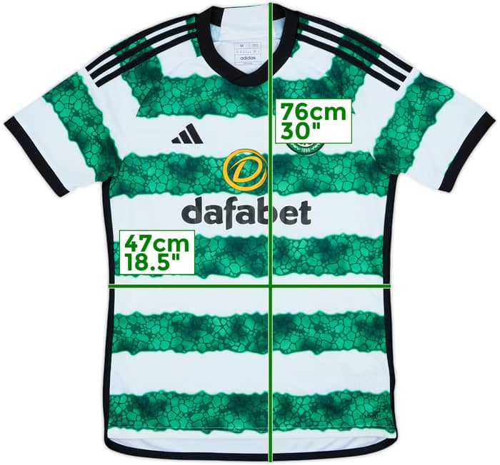 2023-24 Celtic Home Shirt - 8/10 - (M)