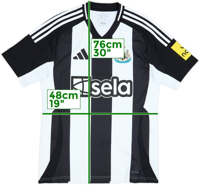 2024-25 Newcastle Home Shirt - 8/10 - (M)