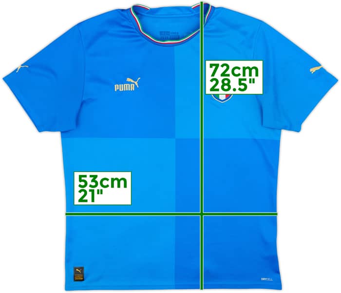 2022-23 Italy Home Shirt - 5/10 - (L)