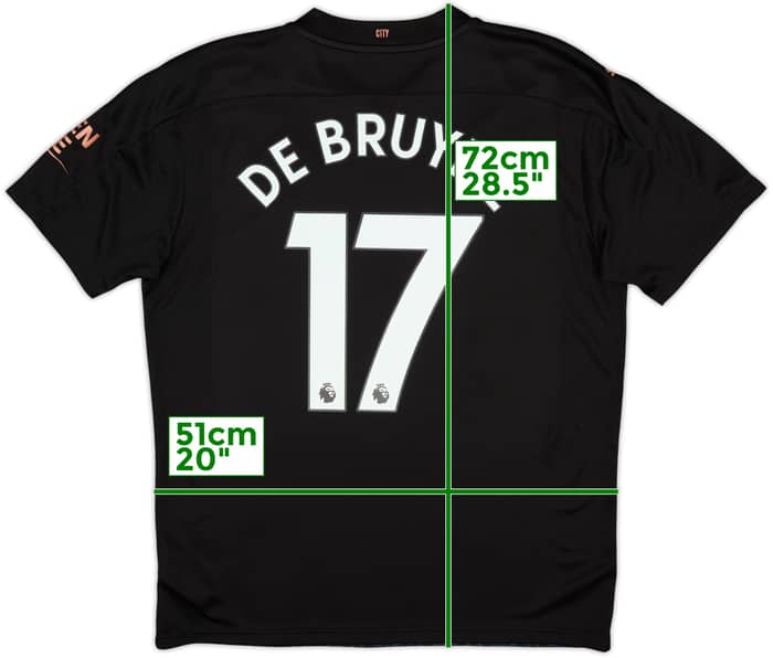 2020-21 Manchester City Away Shirt De Bruyne #17 - 10/10 - (L)