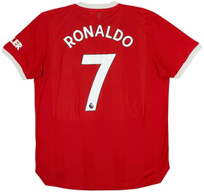 2021-22 Manchester United Authentic Home Shirt Ronaldo #7 - 7/10 - (L)
