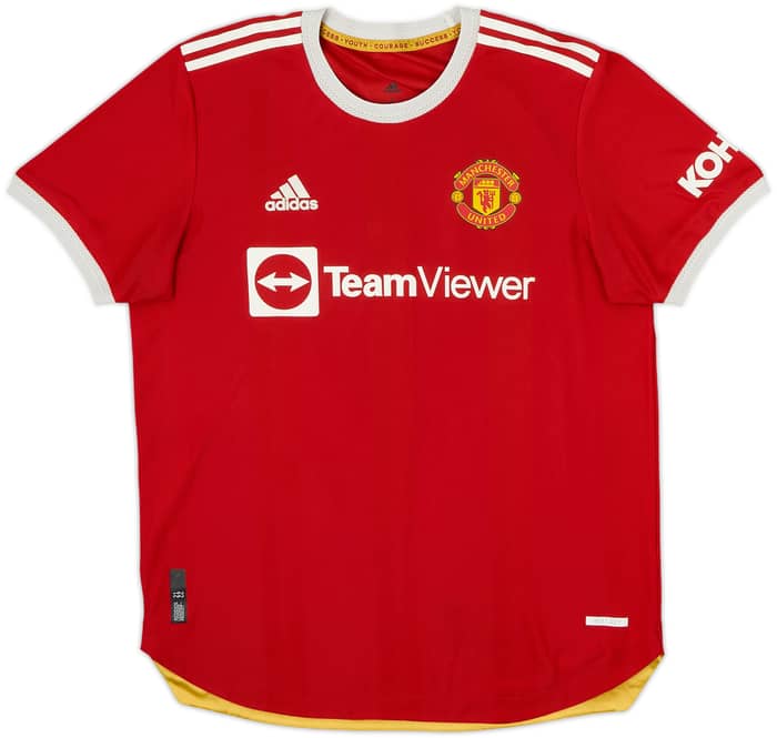 2021-22 Manchester United Authentic Home Shirt Ronaldo #7 - 7/10 - (L)
