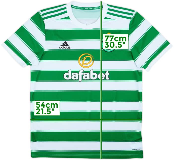 2021-22 Celtic Home Shirt - 10/10 - (L)