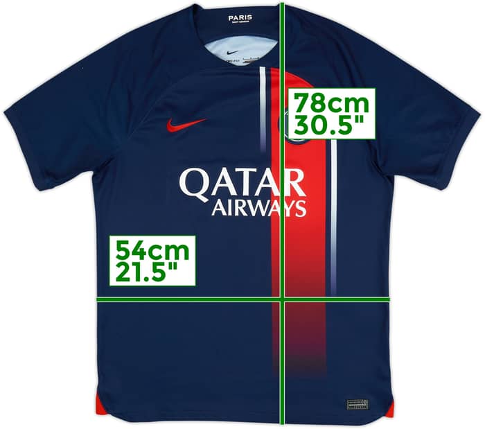 2023-24 Paris Saint-Germain Home Shirt - 10/10 - (L)