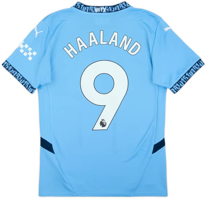 2024-25 Manchester City Home Shirt Haaland #9 - 10/10 - (S)