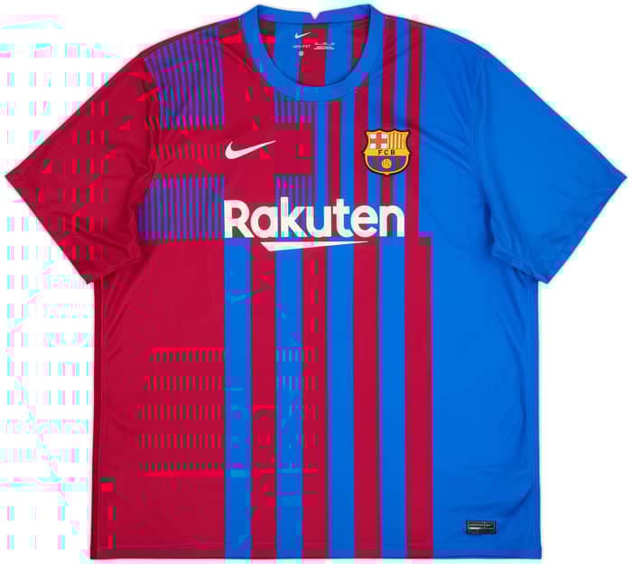 2021-22 Barcelona Home Shirt Pedri #16 - 8/10 - (XXL)