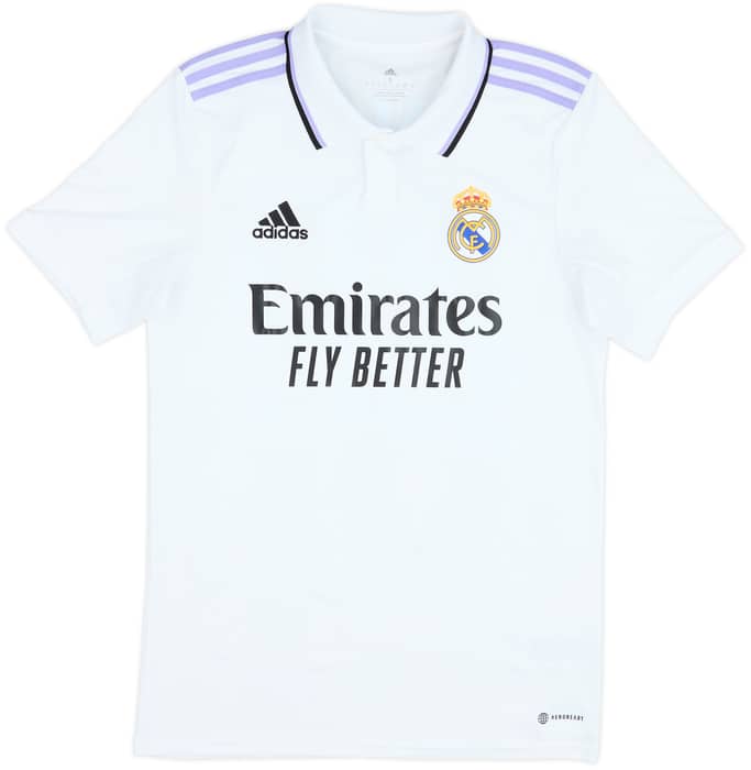 2022-23 Real Madrid Home Shirt Vini Jr #20 - 9/10 - (S)