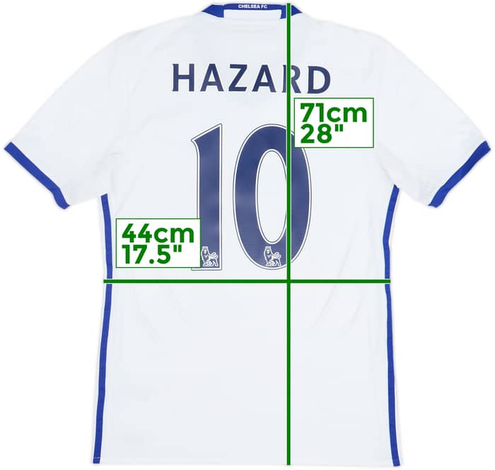 2016-17 Chelsea Camiseta Tercera Hazard #10 - 6/10 - (S)