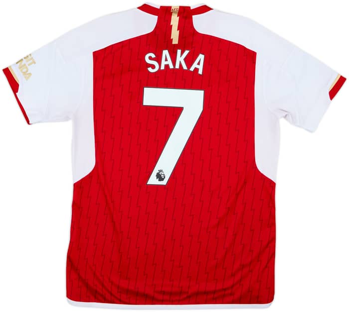 2023-24 Arsenal Home Shirt Saka #7 - 9/10 - (L)