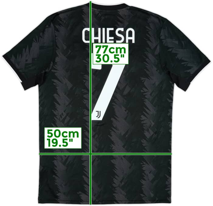 2022-23 Juventus Away Shirt Chiesa #7 - 10/10 - (M)