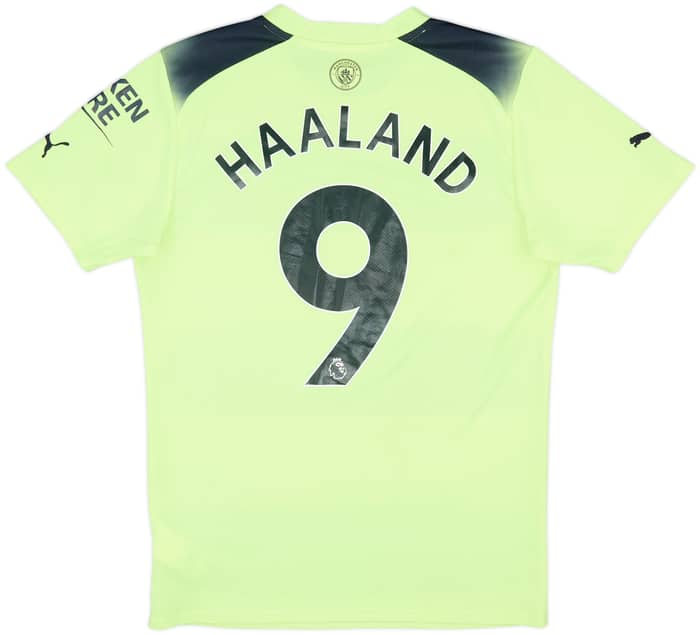 2022-23 Manchester City Third Shirt Haaland #9 - 9/10 - (S)