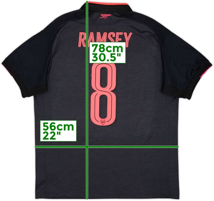 2017-18 Arsenal Third Shirt Ramsey #8 - 5/10 - (L)