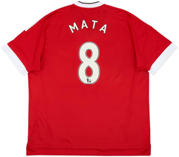 2015-16 Manchester United Home Shirt Mata #8 - 6/10 - (XXL)