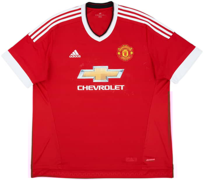 2015-16 Manchester United Home Shirt Mata #8 - 6/10 - (XXL)