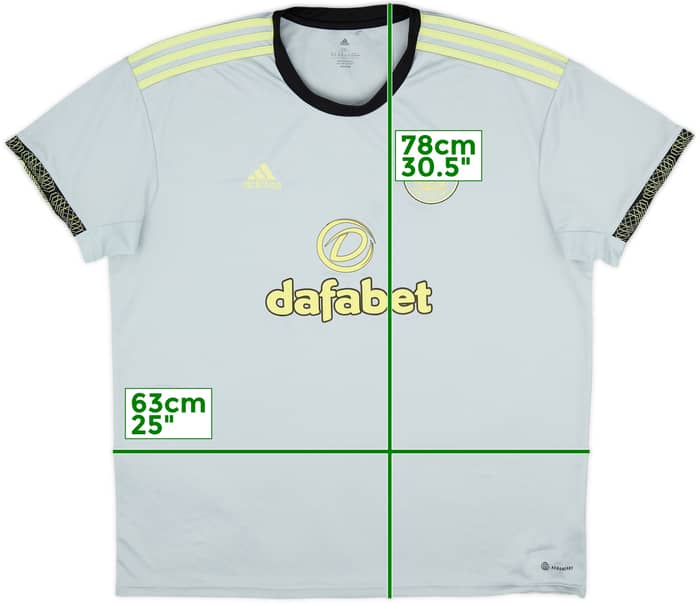 2022-23 Celtic Third Shirt - 8/10 - (XXL)